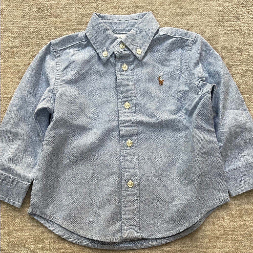 Ralph Lauren Kids Light Blue Button-Down Shirt